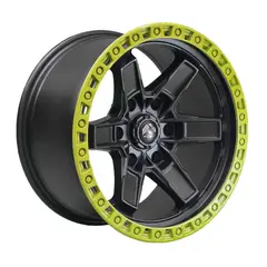GENERICO - Set 4 Llantas17x9 6x139 Et-12 Kicker6 Mb-ly-br