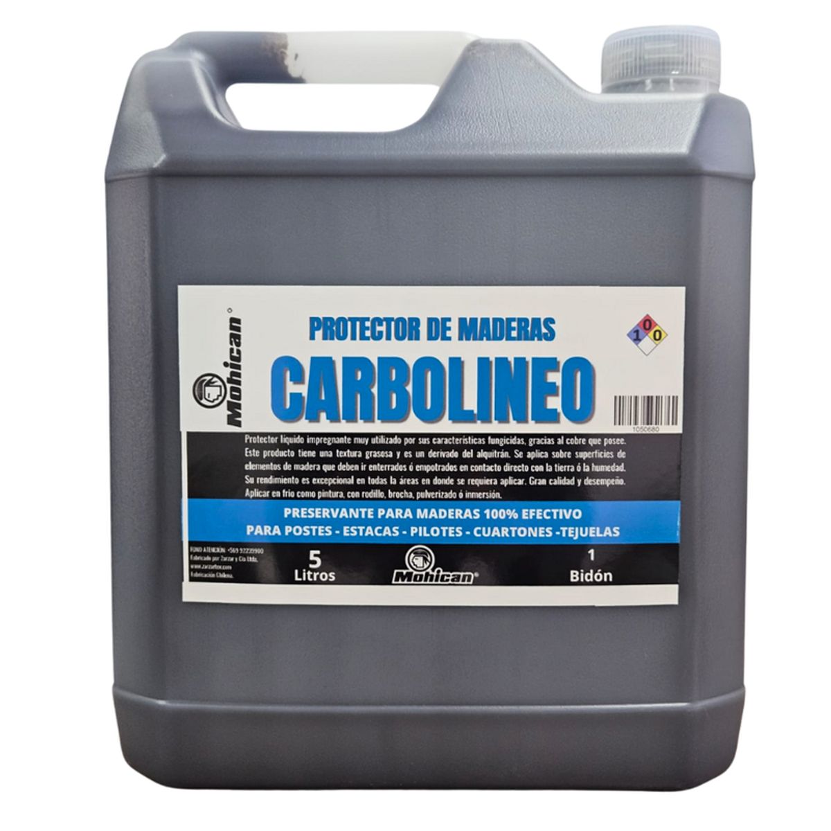 MOHICAN - CARBOLINEO MOHICAN BIDÓN 5 LTS MOHICAN