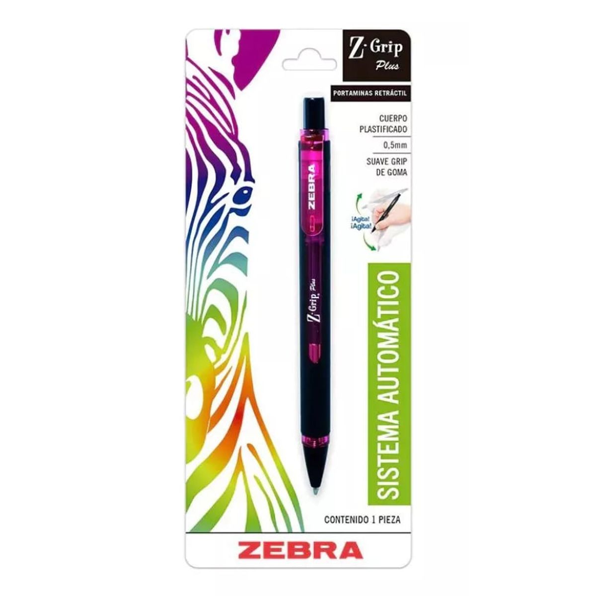 ZEBRA - Portaminas Retráctil 0.7 mm Avance De Mina Automático Zebra