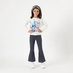 DISNEY - Conjunto Niña Lilo & Stitch Love Blanco