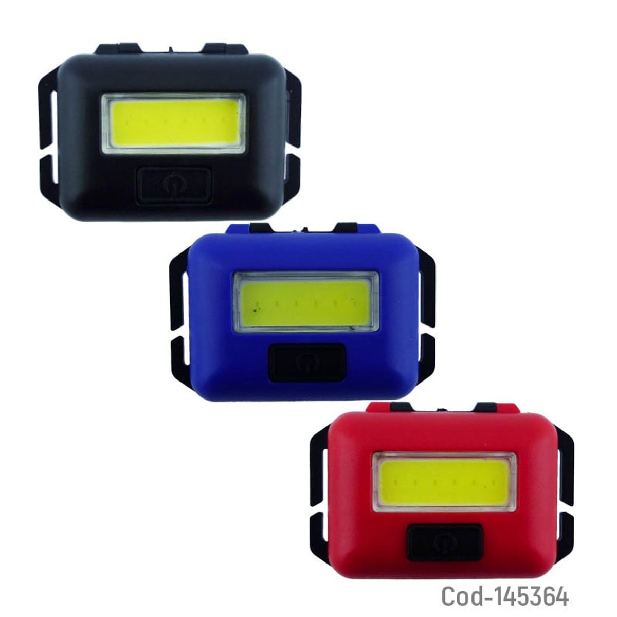 GENERICO - LINTERNA MINERO 1 LED COB MINI 10W ROJO