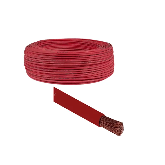 REVI - Cable Eva Flex Libre de Halogeno 1,5mm H07Z1-K  100 Metros Rojo