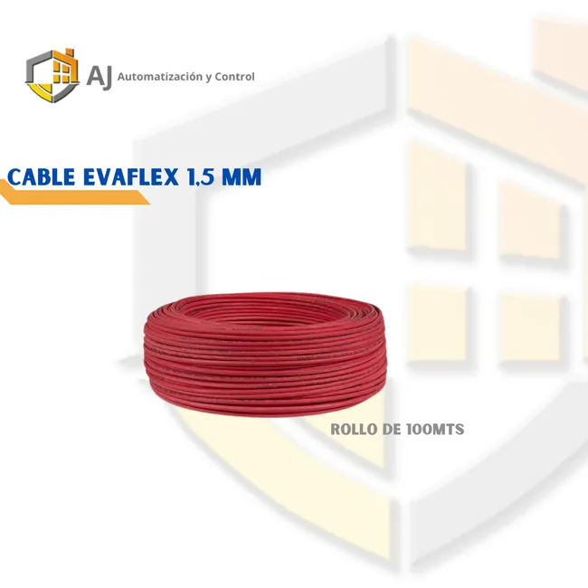 REVI - Cable Eva Flex Libre de Halogeno 1,5mm H07Z1-K  100 Metros Rojo