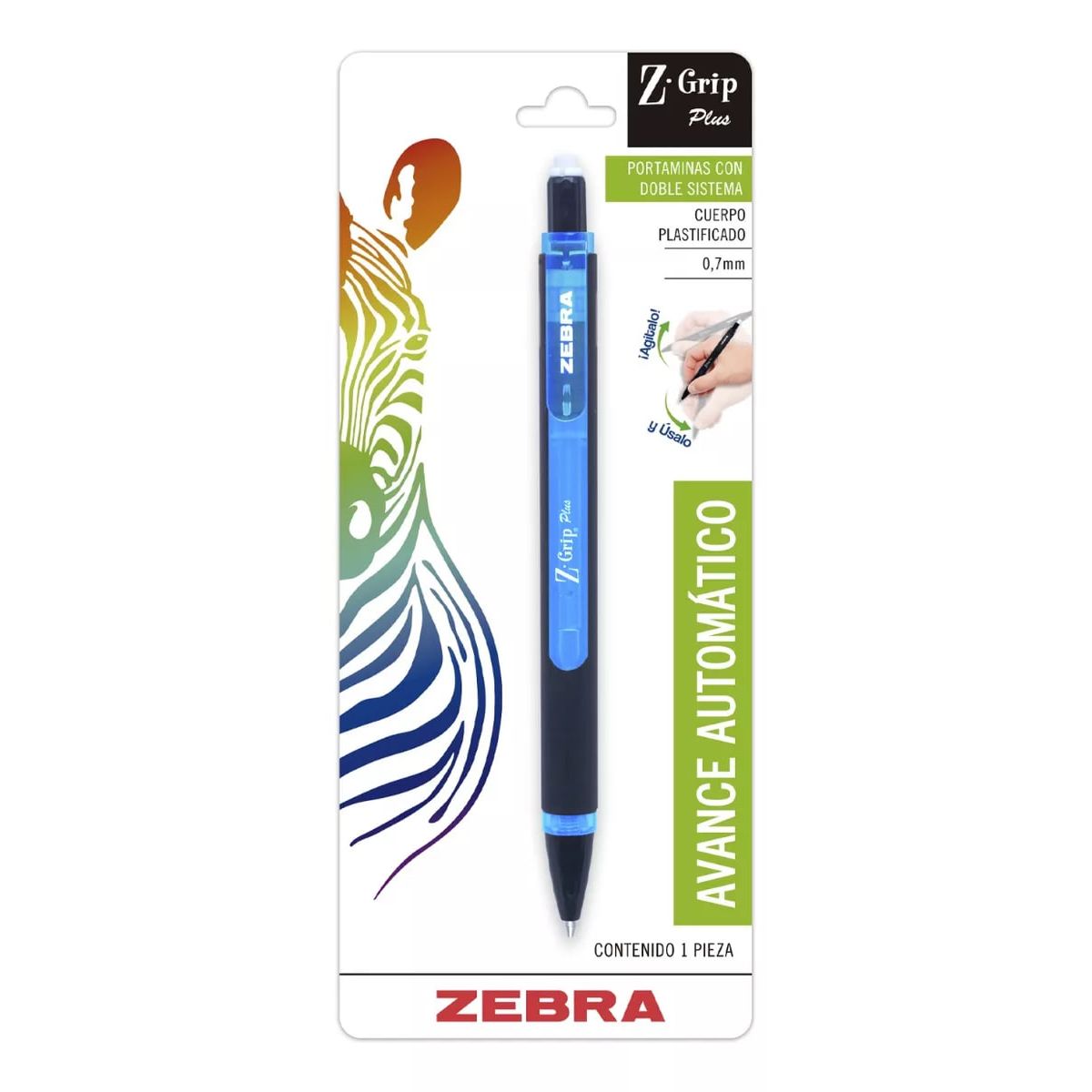 ZEBRA - Portaminas Retráctil 0.7 mm Avance De Mina Automático Zebra