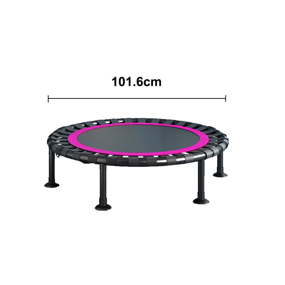 BITART - Trampolín con Soporte Plegable 100 cm Accesorios Fitness
