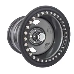 GENERICO - Llantas Fierro Aro 15 5x127 Beadlock - Set 4