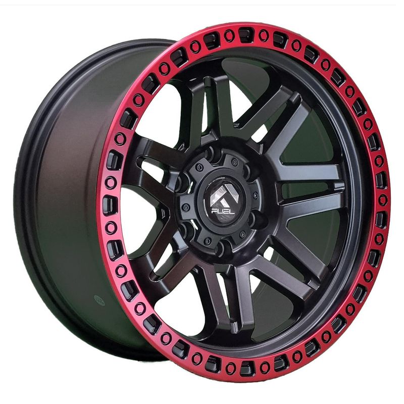 GENERICO - Set 4 Llanta 18x9 6x139 Et0 Syndacate Mb-lred-br