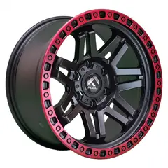 GENERICO - Set 4 Llanta 18x9 6x139 Et0 Syndacate Mb-lred-br