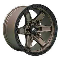 GENERICO - Set 4 Llantas 18x9 6X139 Et-12 KICKER6 MBRNZ-LMB