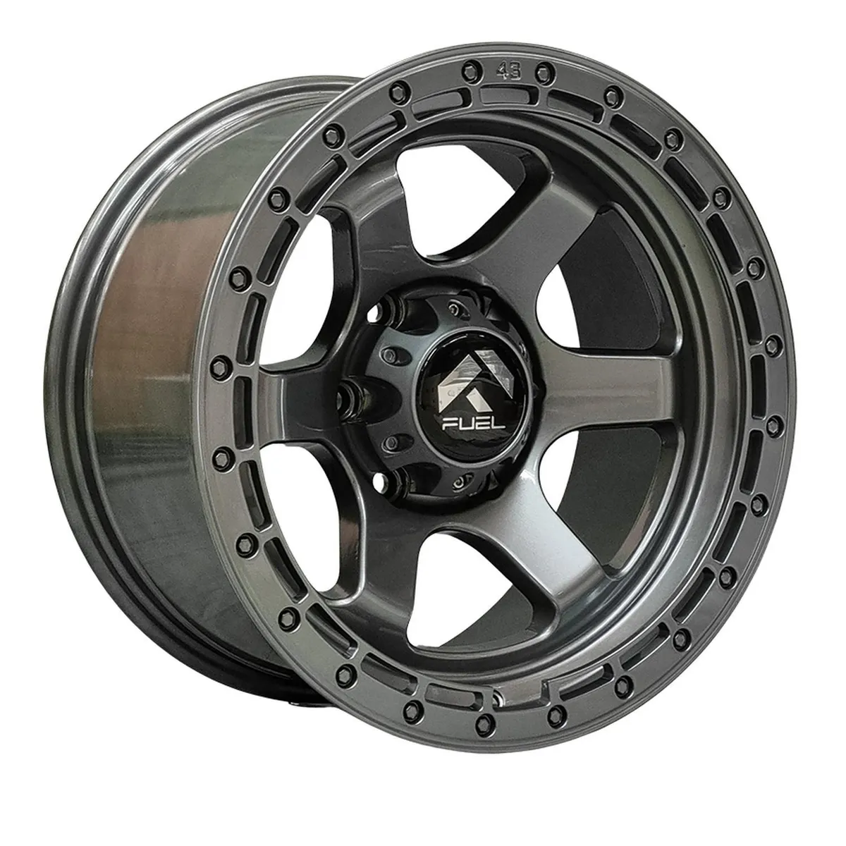 GENERICO - Set 4 Llanta 17x9 6x139 Et-10 Block Mg