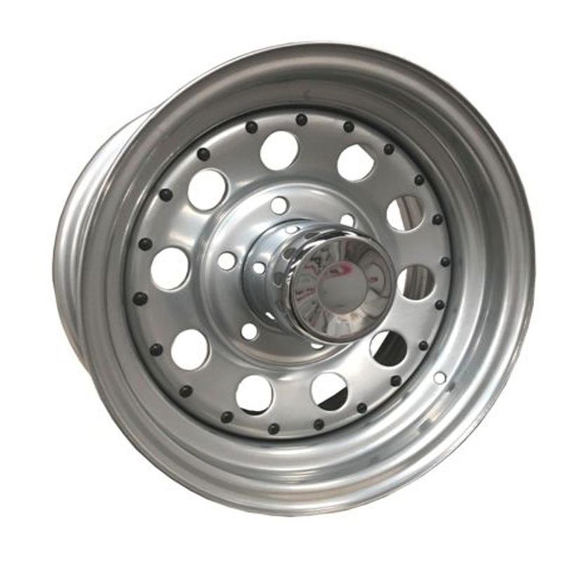 GENERICO - Set 4 Llantas - 14x6 5x114 Falcon Modular Gris