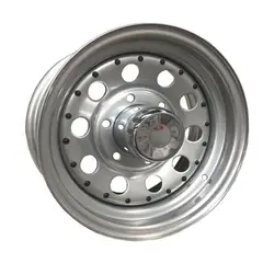 GENERICO - Set 4 - Llanta - 15x8 6x139 Silver_mod 6x5.5 C/cono