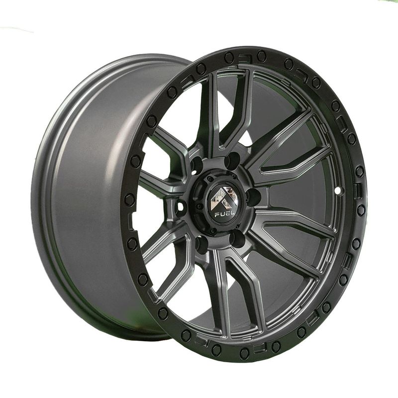 GENERICO - Set 4 Llanta 15x8 6x139 Et0 Rebel6 Mg-lb