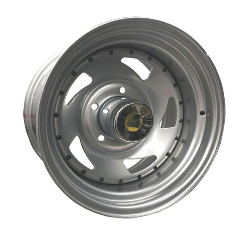 GENERICO - Set 4 Llantas - 15x8 6x139 Chevrolet Direcc. Gris