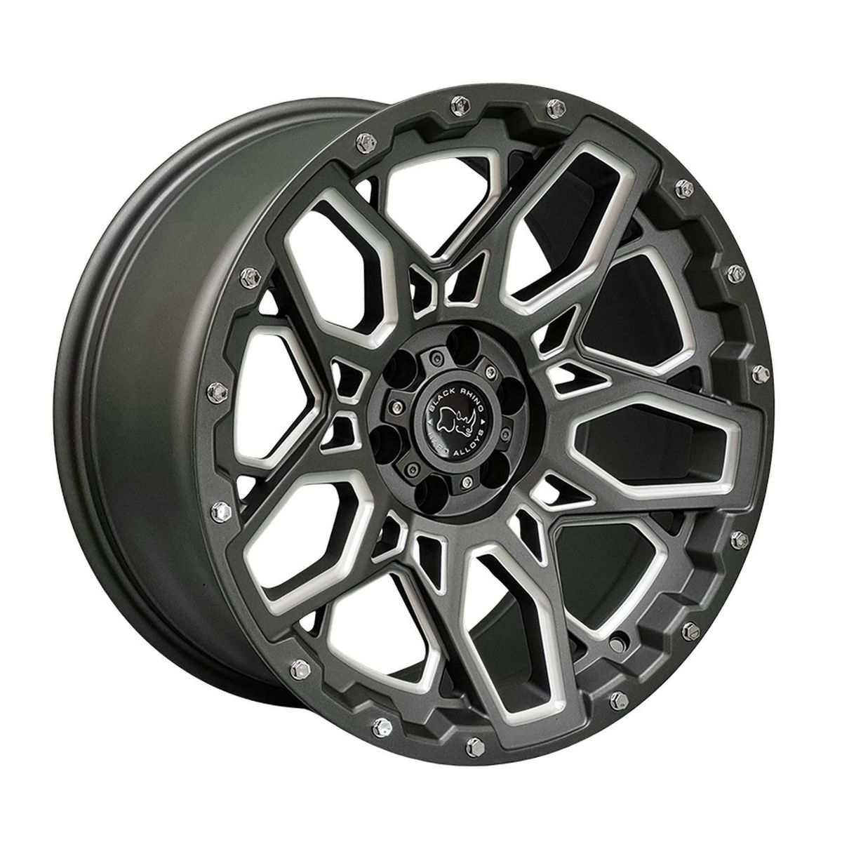GENERICO - Set 4 Llantas 18x9 6X114 Et0 RHINO-SHRAPNEL MG-MW