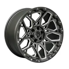 GENERICO - Set 4 Llantas 18x9 6X114 Et0 RHINO-SHRAPNEL MG-MW