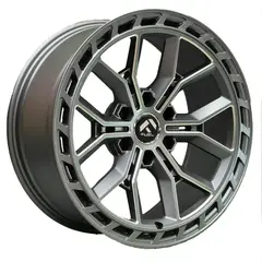 GENERICO - Set 4 Llanta 20x9 6x139 Et0 Kombat Mg-mw