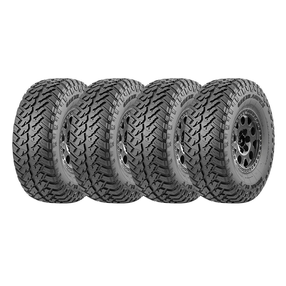 GENERICO - SET X 4 Neumáticos 225/75R16 115/112N DRAK M/T Grenlander M/T LT CHN
