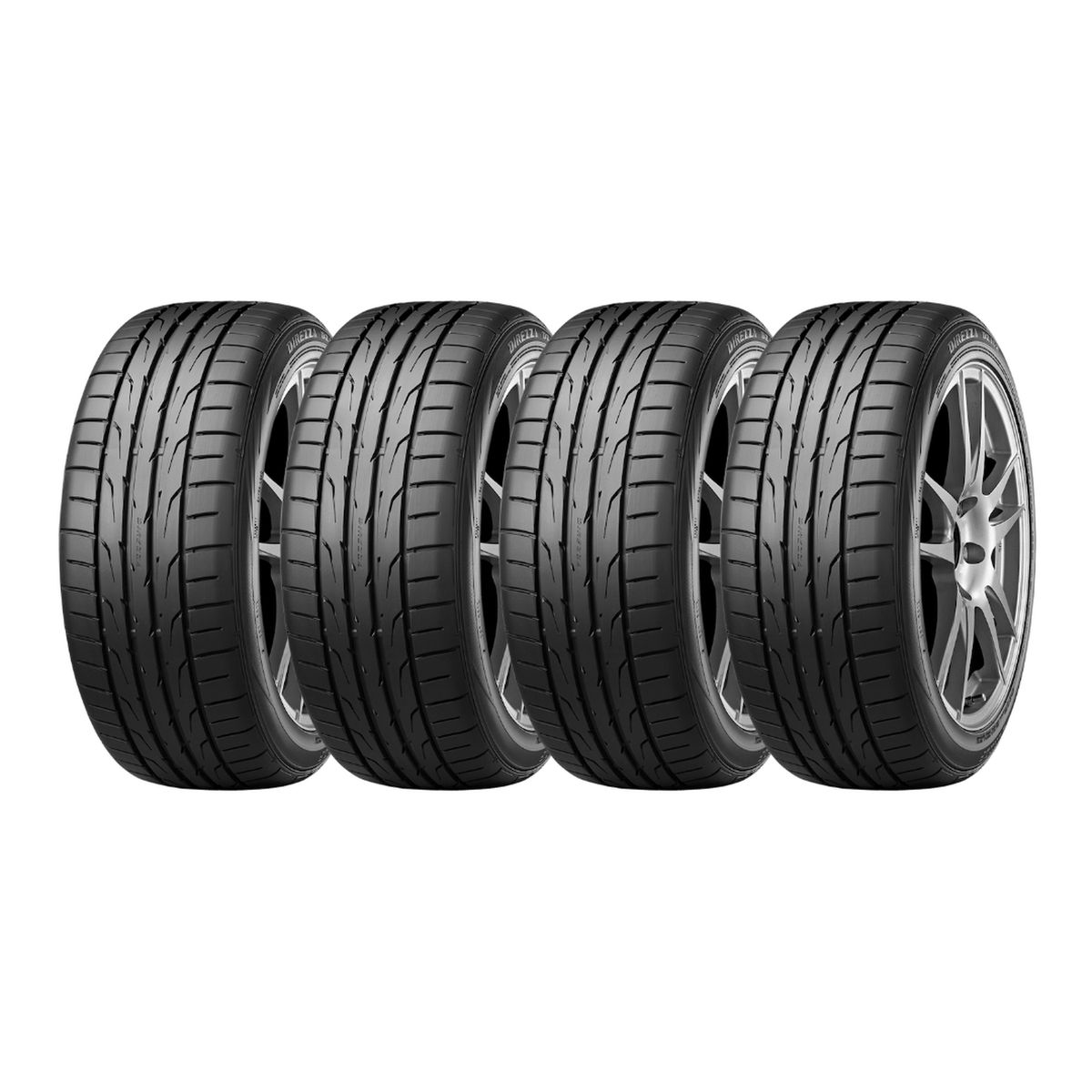 DUNLOP - Set 4 Neumáticos 195/50r15 Dunlop Dz102 82v Br Envio Gratis