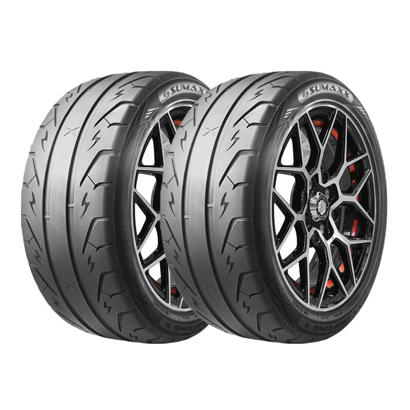 GENERICO - SET X 2195/55R15 85V MAX DRIFTING X Sumaxx Race-On TL BLK