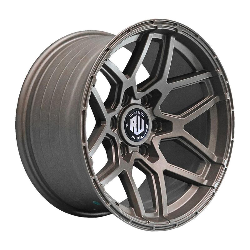 GENERICO - Set 4 Llantas 17x9 6X139 Et-12 HAWKSPACE MBRNZ