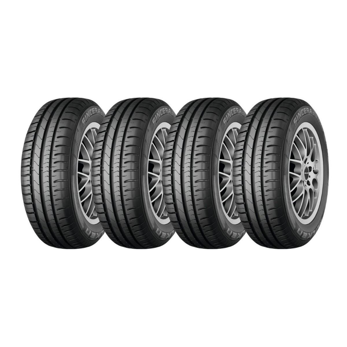 FALKEN - Set 4 Neumatico 155/70r13 Falken Sn832i Ht 75t