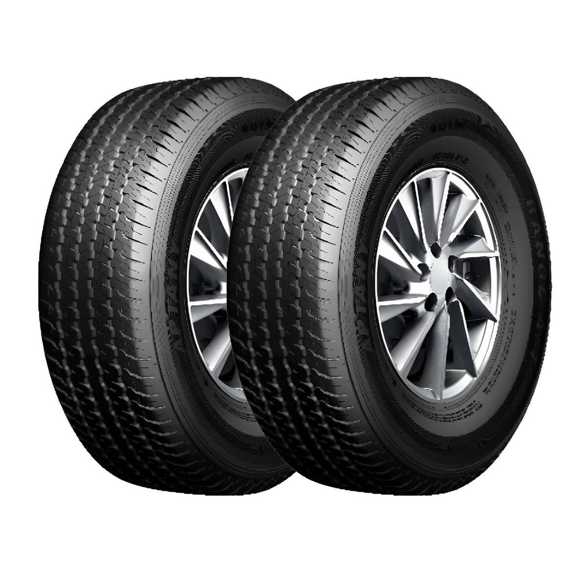 GENERICO - SET X 2 Neumáticos 285/60R18 116H RU158 Aptany H/T TL BLK CHN