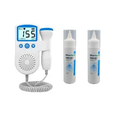 GENERICO - Doppler Monitor Azul Mas 2 Gel Primeros Latidos Ultrasonido