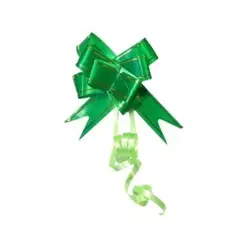 GENERICO - Cinta De Regalo Mágico Lazo Verde 50 Unidades