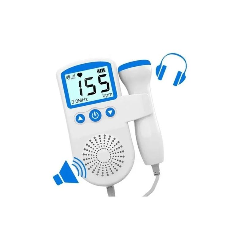 GENERICO - Doppler Primeros Latidos Monitor Azul Ultrasonido