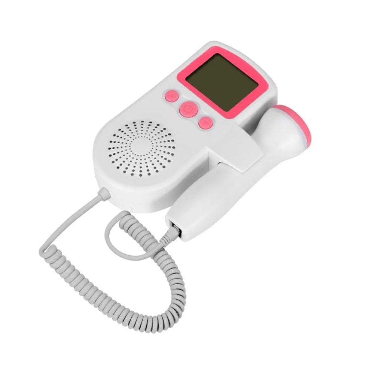 GENERICO - Doppler Monitor Ultrasonido Rosado Mas Gel Ultrasound Primeros Latidos
