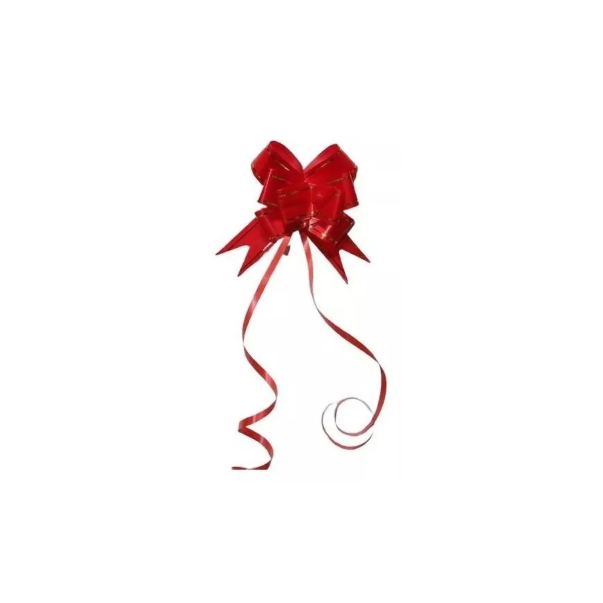 GENERICO - Cinta De Regalo Mágico Lazo Rojo 50 Unidades