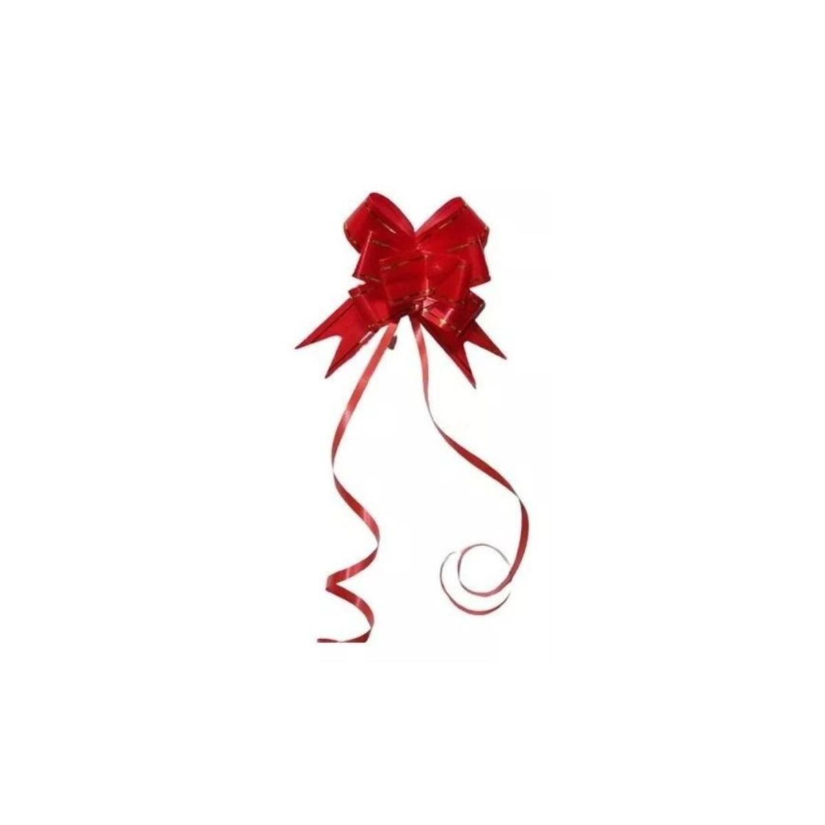 GENERICO - Cinta De Regalo Mágico Lazo Rojo 50 Unidades