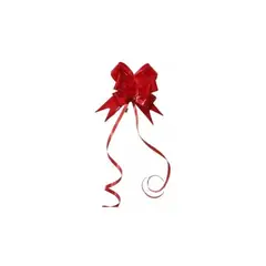 GENERICO - Cinta De Regalo Mágico Lazo Rojo 50 Unidades