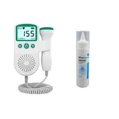 GENERICO - Doppler Monitor Ultrasonido Verde Mas Gel Primeros Latidos