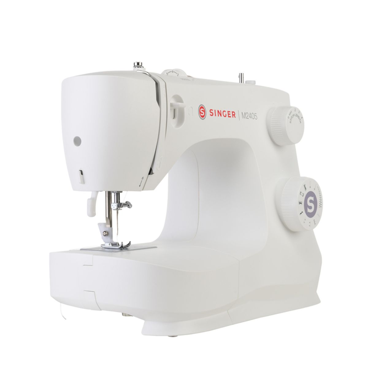 SINGER - Máquina De Coser Recta Singer M2405 Portable Blanca