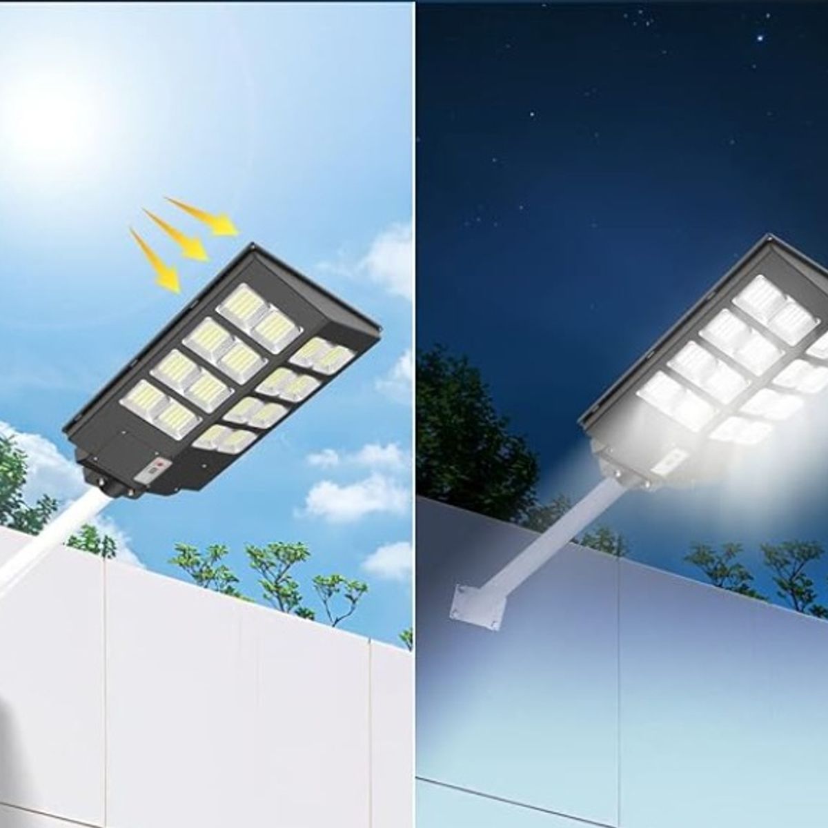GENERICO - foco solar Lampara Led Solar 1000watts Exteriores