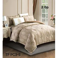 Cobertor de Verano 2 Plazas Edredon Semiacolchado de Polialgodon Beige