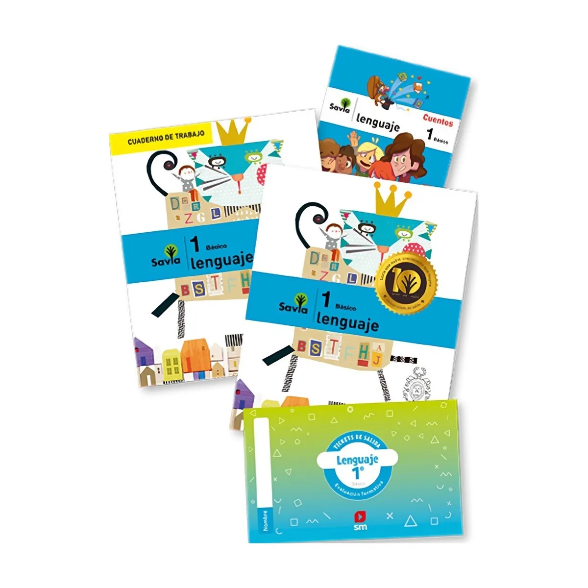 TOP10BOOKS - TEXTO Pack Lenguaje 1° Savia - Pack Lenguaje 1° Savia