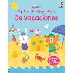 USBORNE - Libro MI PRIMER LIBRO DE PEGATINAS - DE VACACIONES