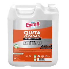EXCELL - Quitagrasas Profesional 5 Litros Máxima Eficacia
