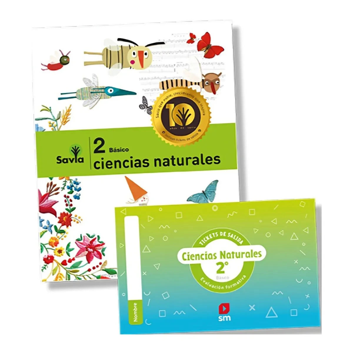 TOP10BOOKS - TEXTO Pack Ciencias Naturales 2° Savia - Ediciones SM