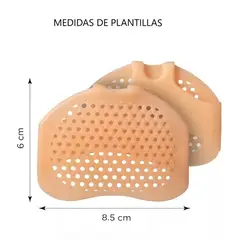 ONEDER - Plantillas Metatarso Ortopedica Silicona Almohadilla 2 Unid