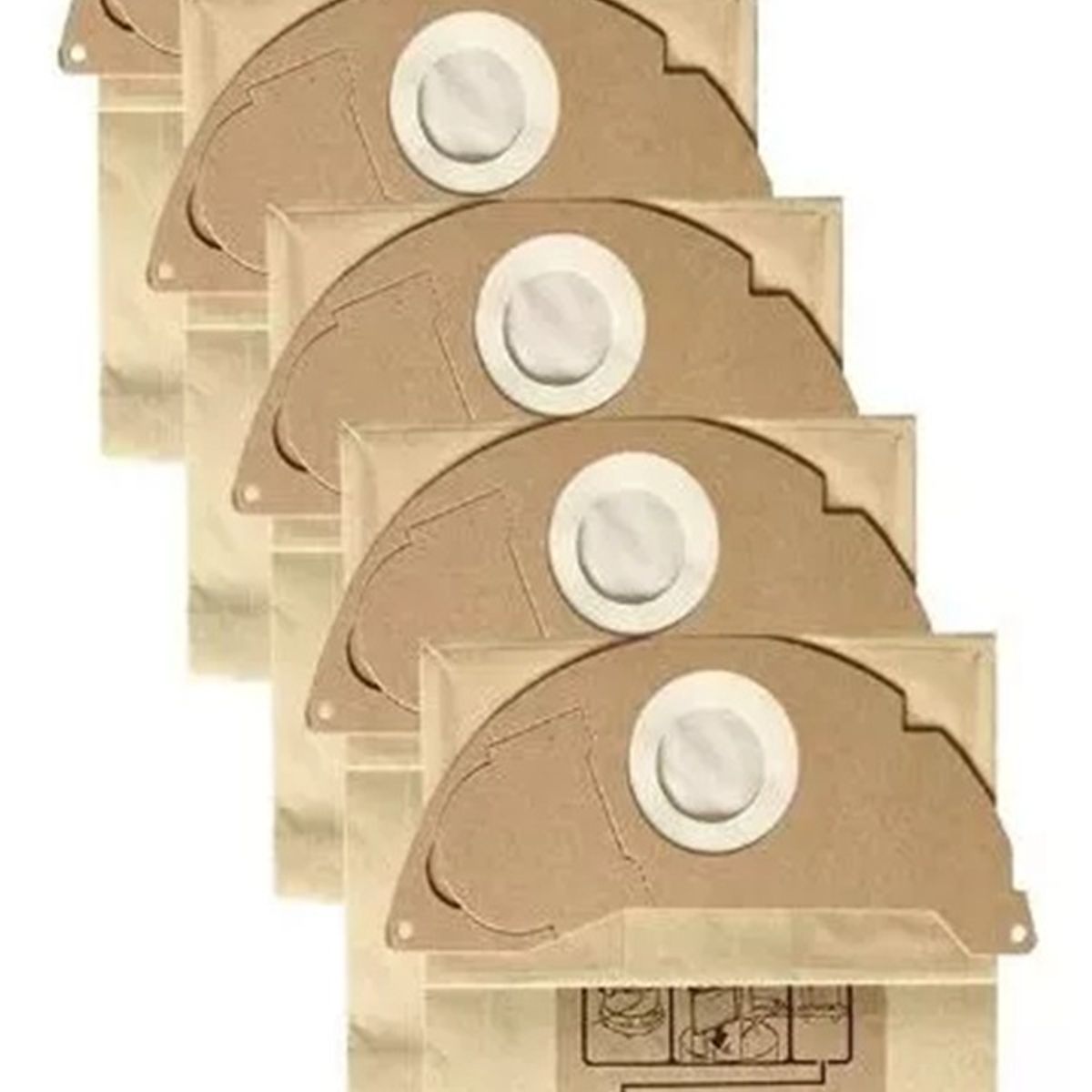 GENERICO - Bolsa Basura para Karcher Mv2 Wd2 Wd2250 A2004…