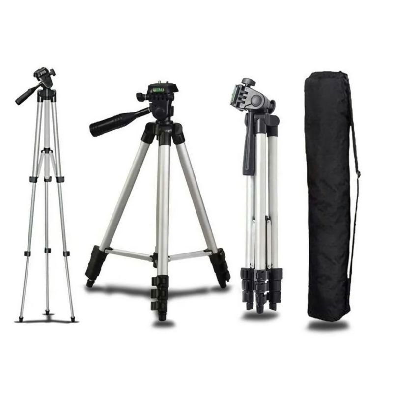 GENERICO - Tripode Camara Celular De Aluminio Extendible  Bolso Viaje
