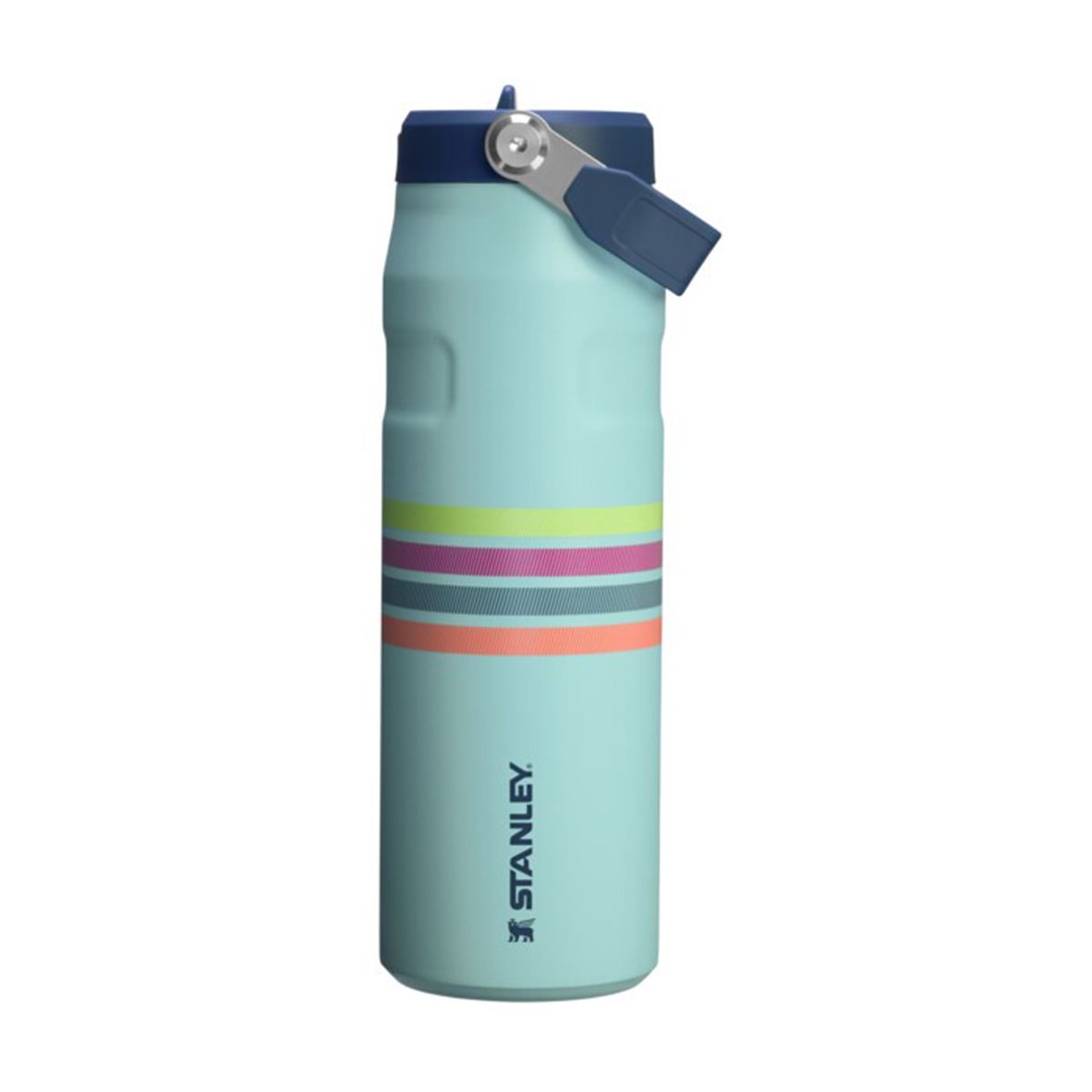 STANLEY - Botella Térmica Stanley Flip Straw 20 Seafoam Stripe - 710 ml