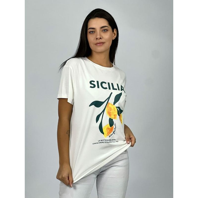 ENIGMATICA BOUTIQUE - Polera Algodón Diseños - Verde - Único