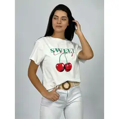 ENIGMATICA BOUTIQUE - Polera Algodón Diseños - Verde - Único