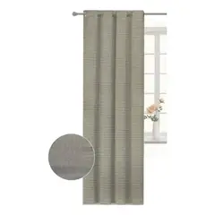 CLEMS CORTINAS - Cortina Jacquard Tradicional 140x225cm Beige