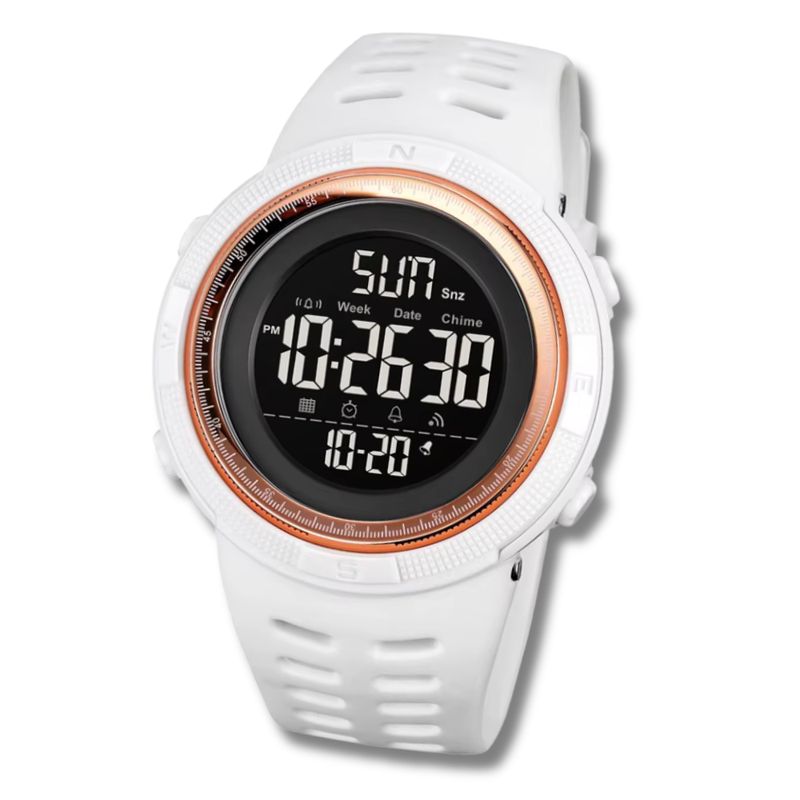 SKMEI - Reloj SKMEI 1251 Deportivo Luz Alarma Cronometro Resistente Agua